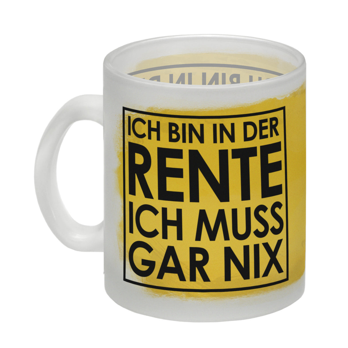 Ich bin in der Rente ich muss gar nix Kaffeebecher für den Ruhestand