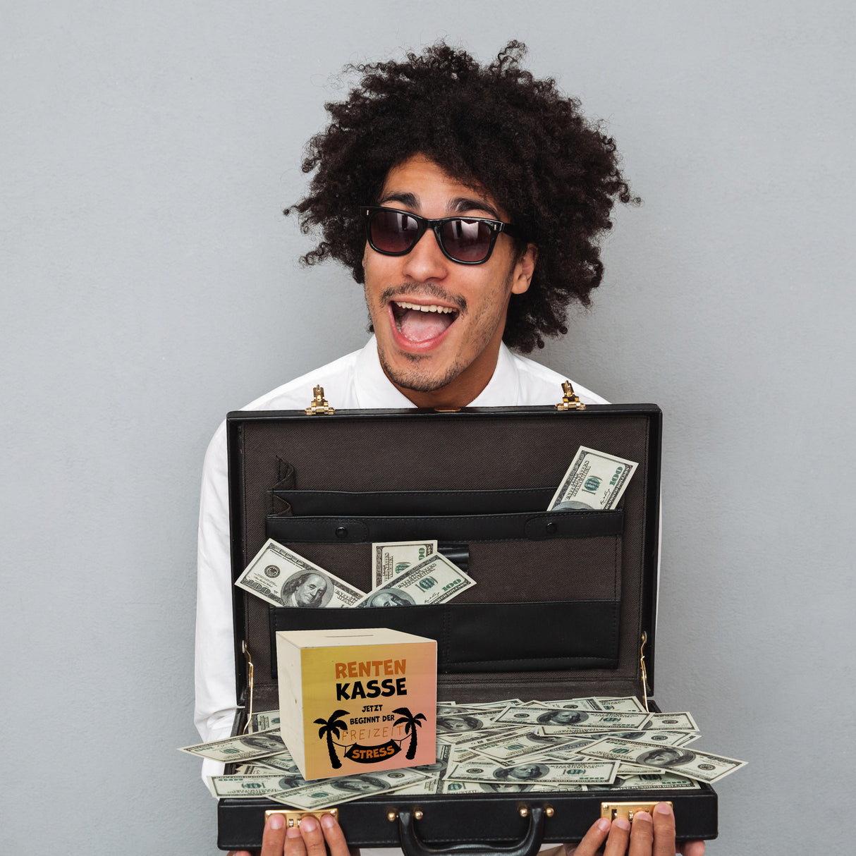Rentenkasse - jetzt beginnt der Freizeitstress Spardose