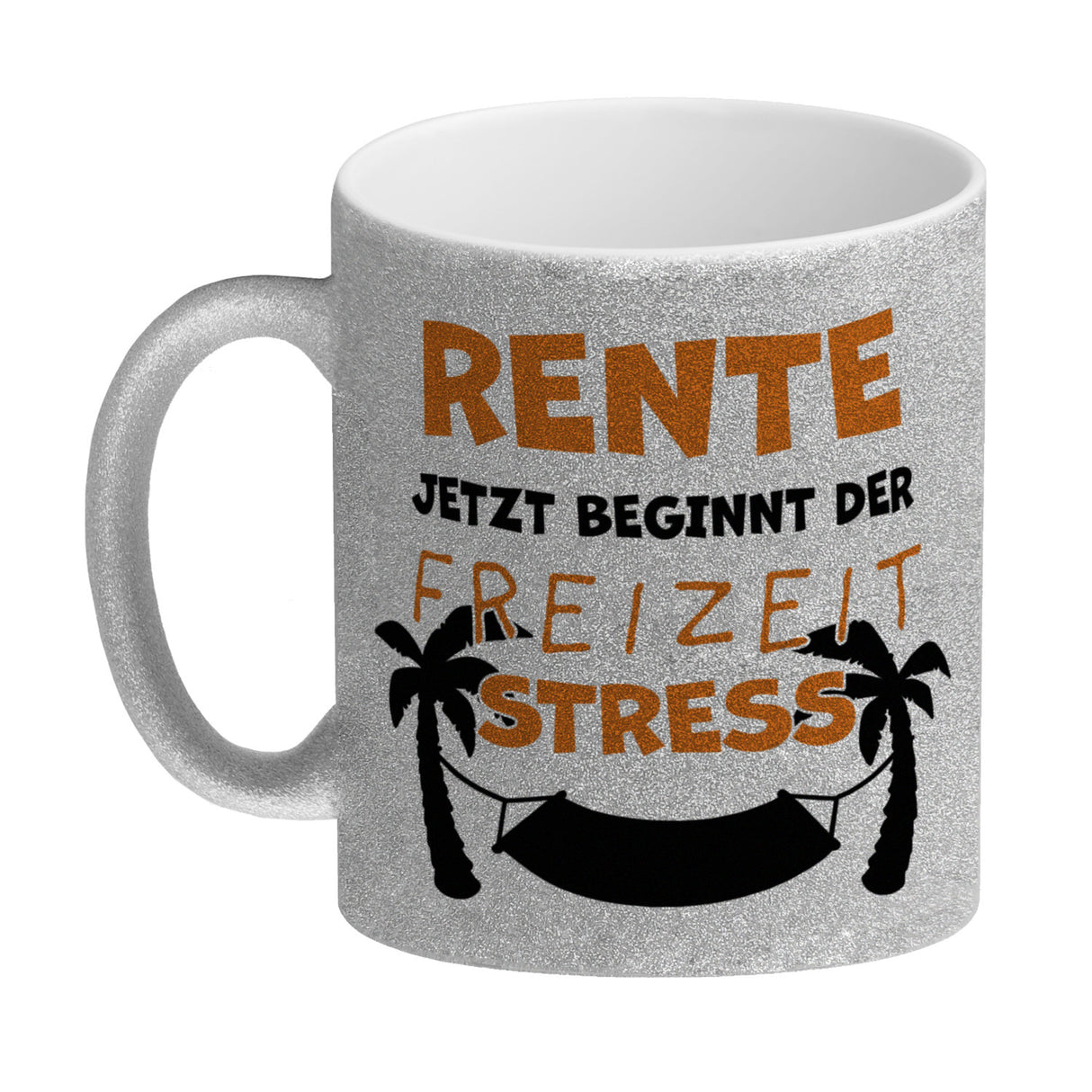 Rente - jetzt beginnt der Freizeitstress Kaffeebecher