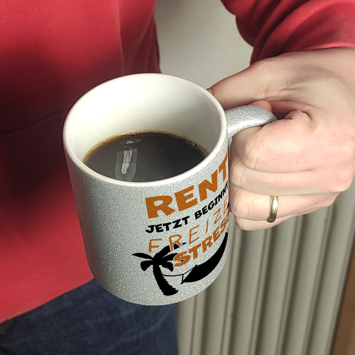 Rente - jetzt beginnt der Freizeitstress Kaffeebecher