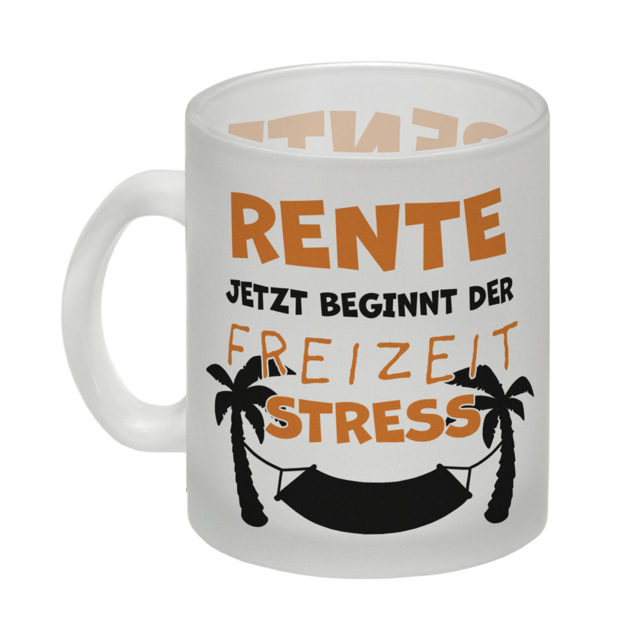Rente - jetzt beginnt der Freizeitstress Kaffeebecher