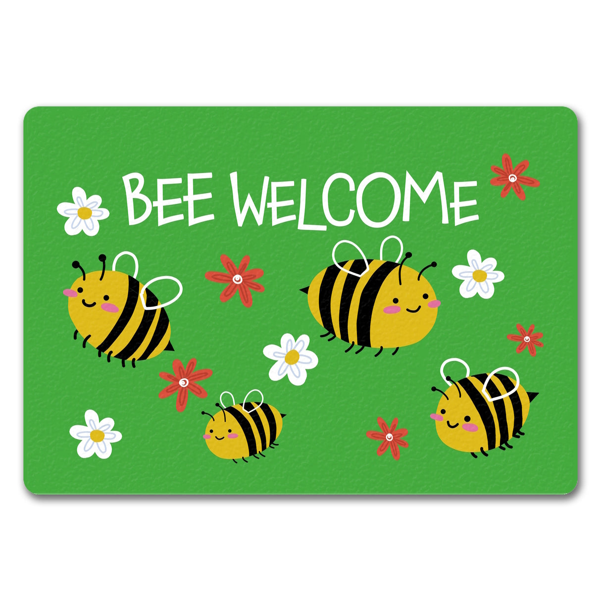 Bee welcome Fußmatte mit süßen Bienen
