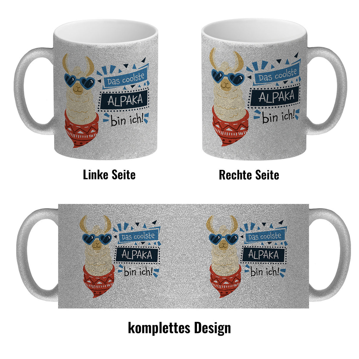 Das coolste Alpaka bin ich Kaffeebecher