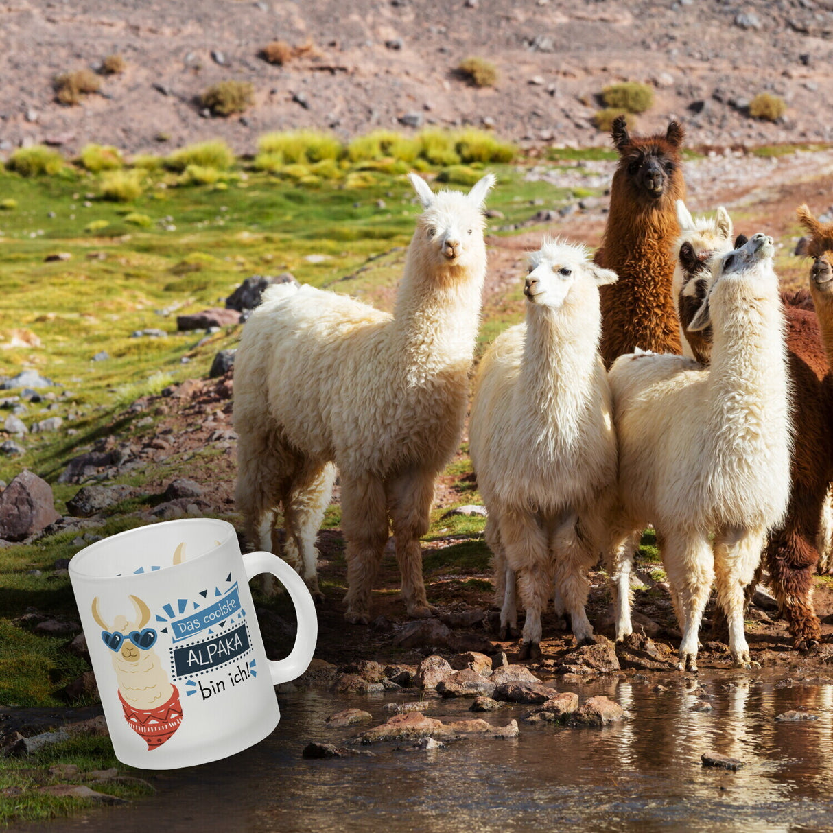 Das coolste Alpaka bin ich Kaffeebecher