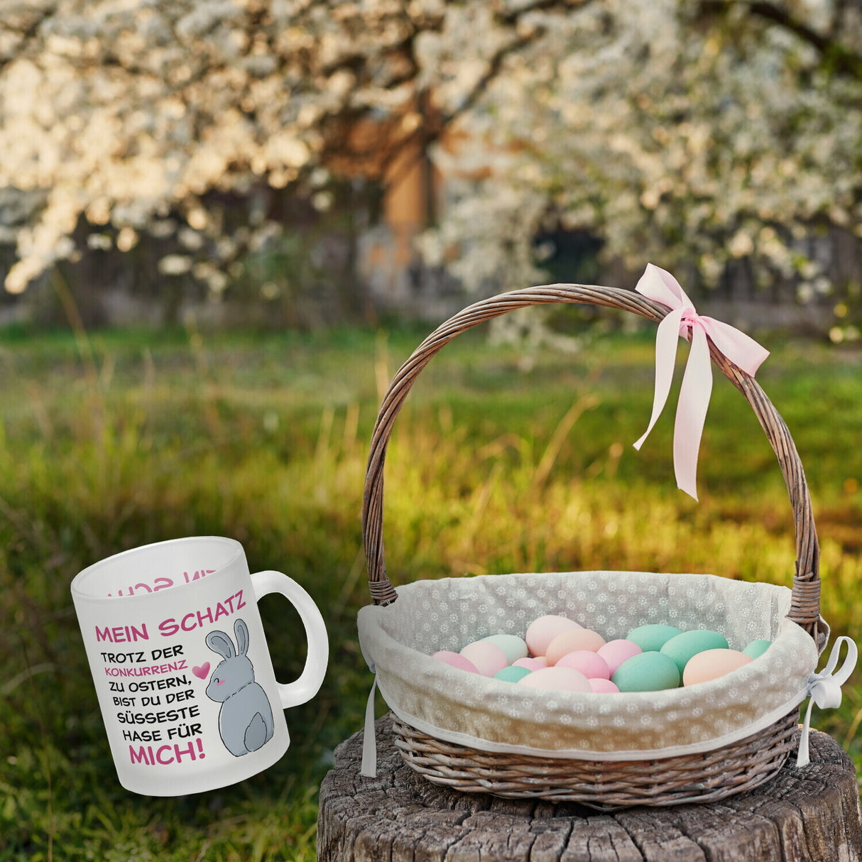 Mein Schatz, du bist der süßeste Hase für mich Kaffeebecher