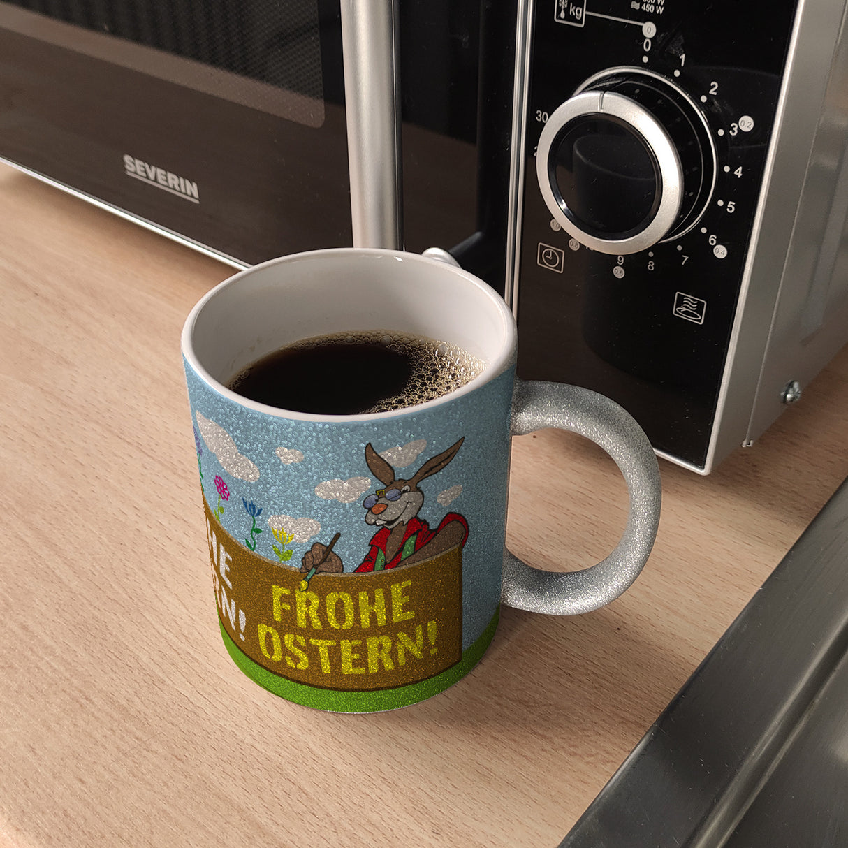 Frohe Ostern! Osterhase Kaffeebecher