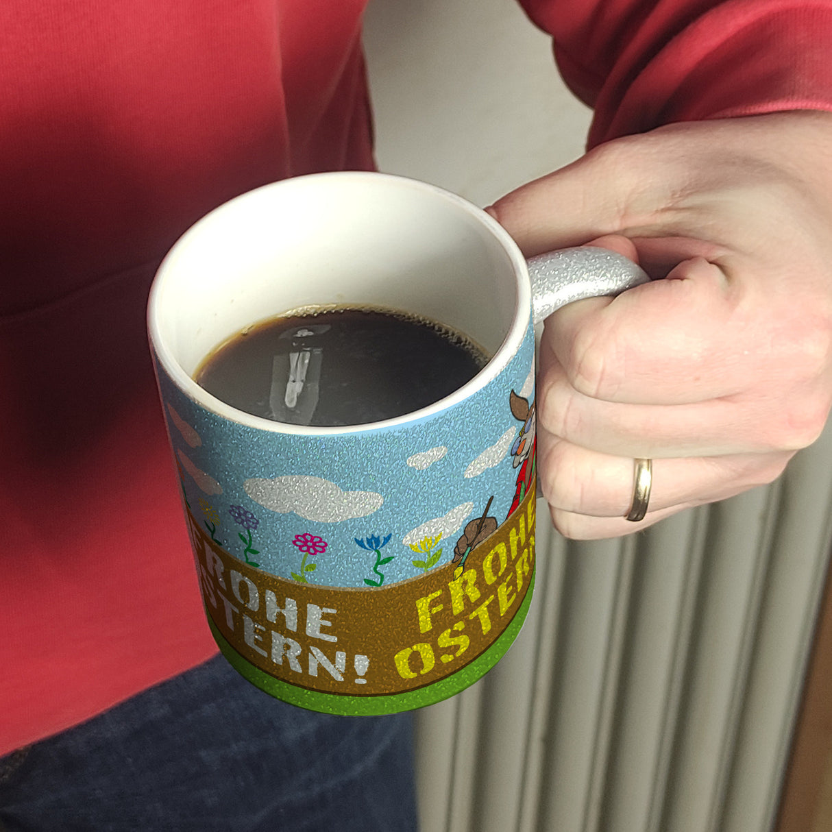 Frohe Ostern! Osterhase Kaffeebecher