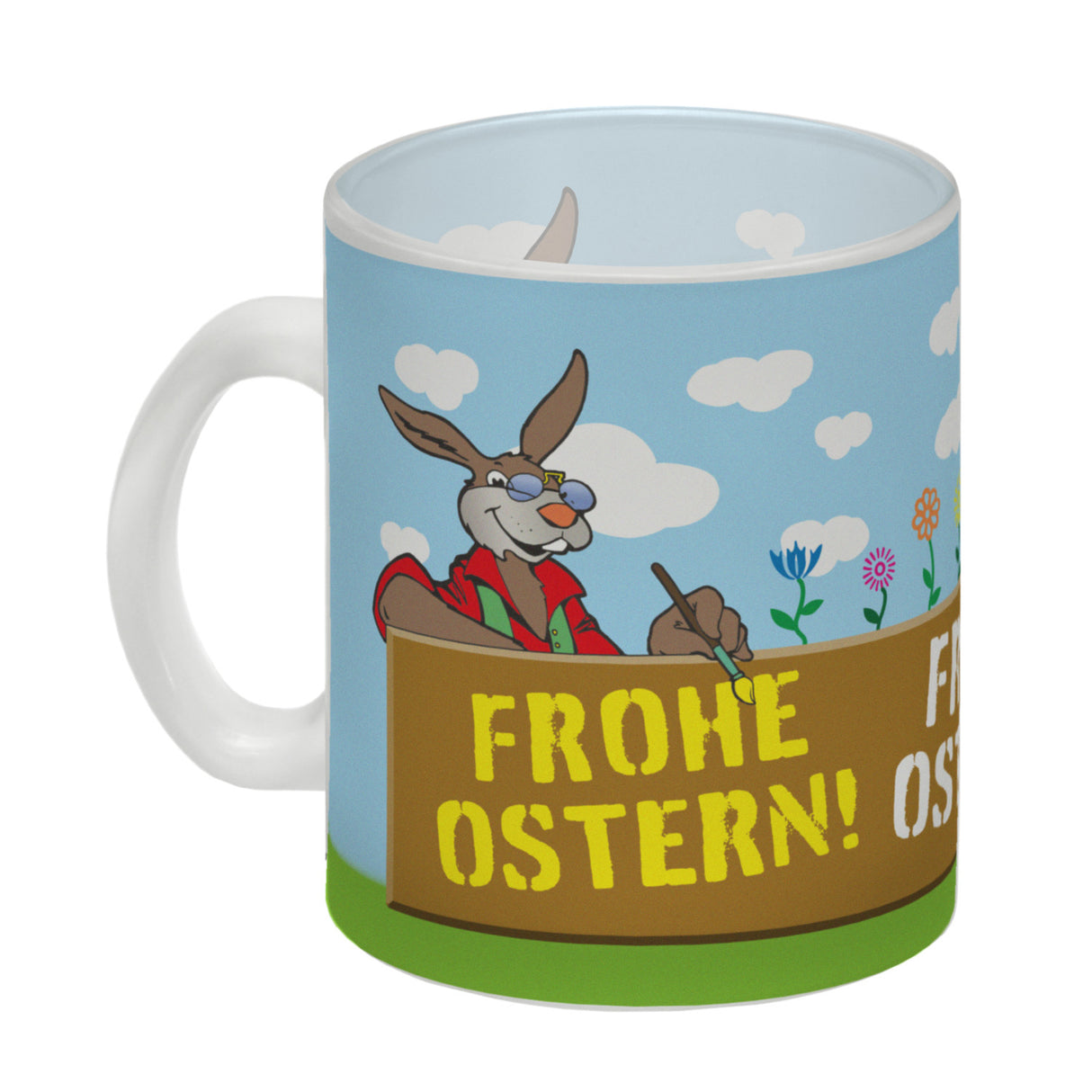 Frohe Ostern! Osterhase Kaffeebecher