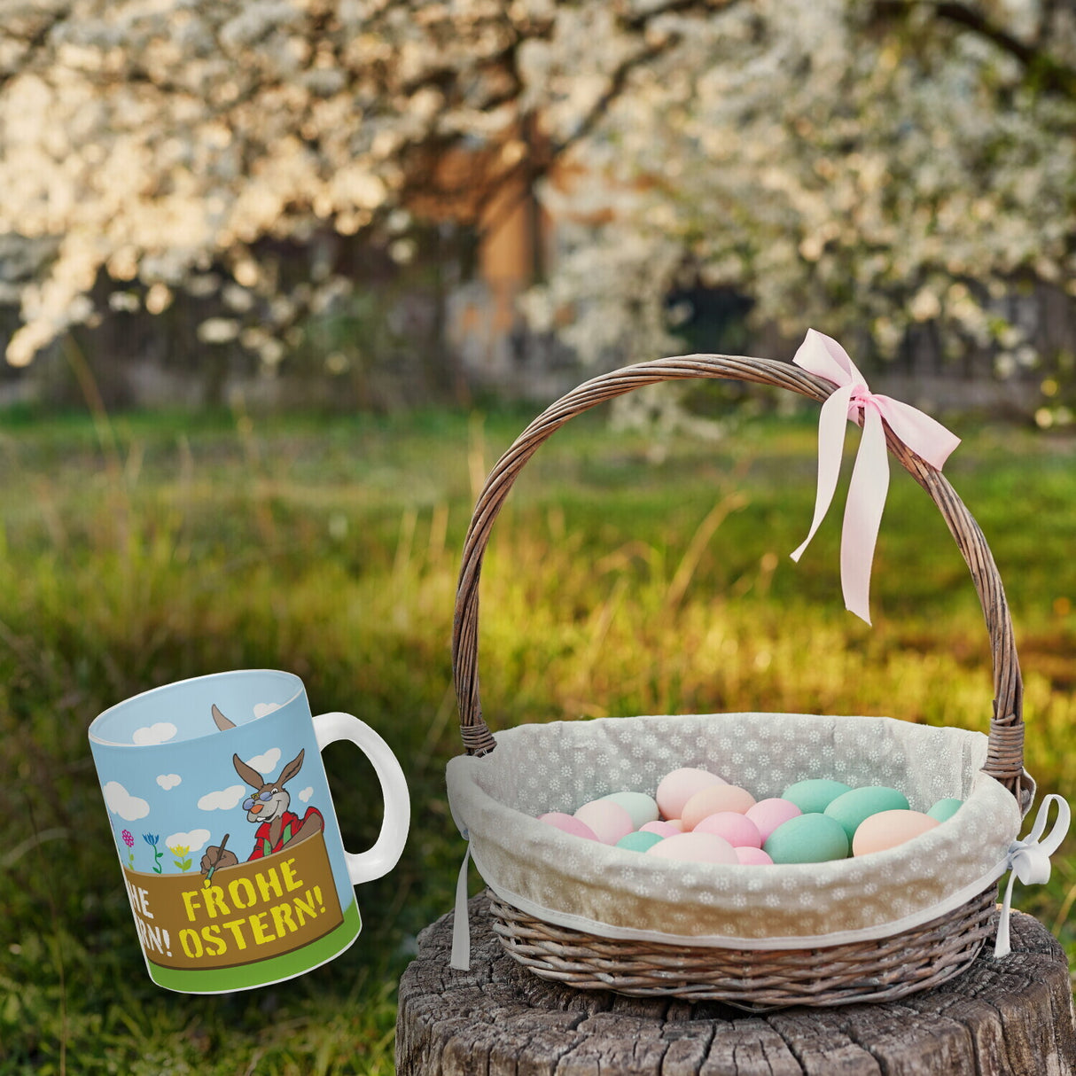 Frohe Ostern! Osterhase Kaffeebecher