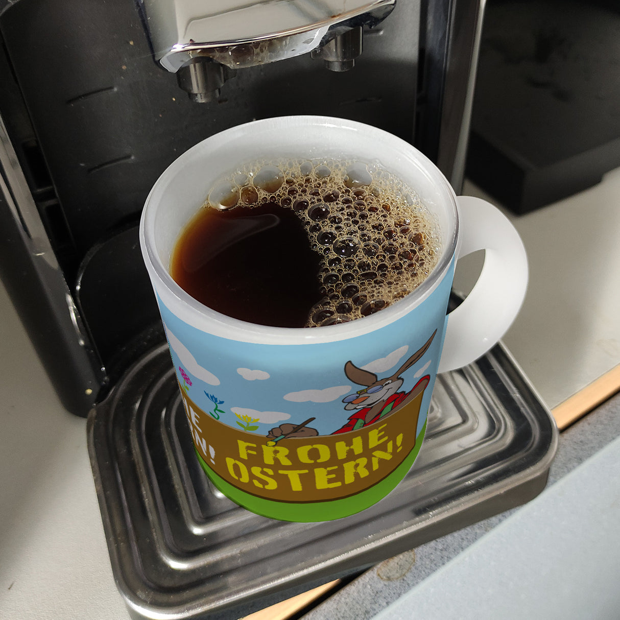 Frohe Ostern! Osterhase Kaffeebecher