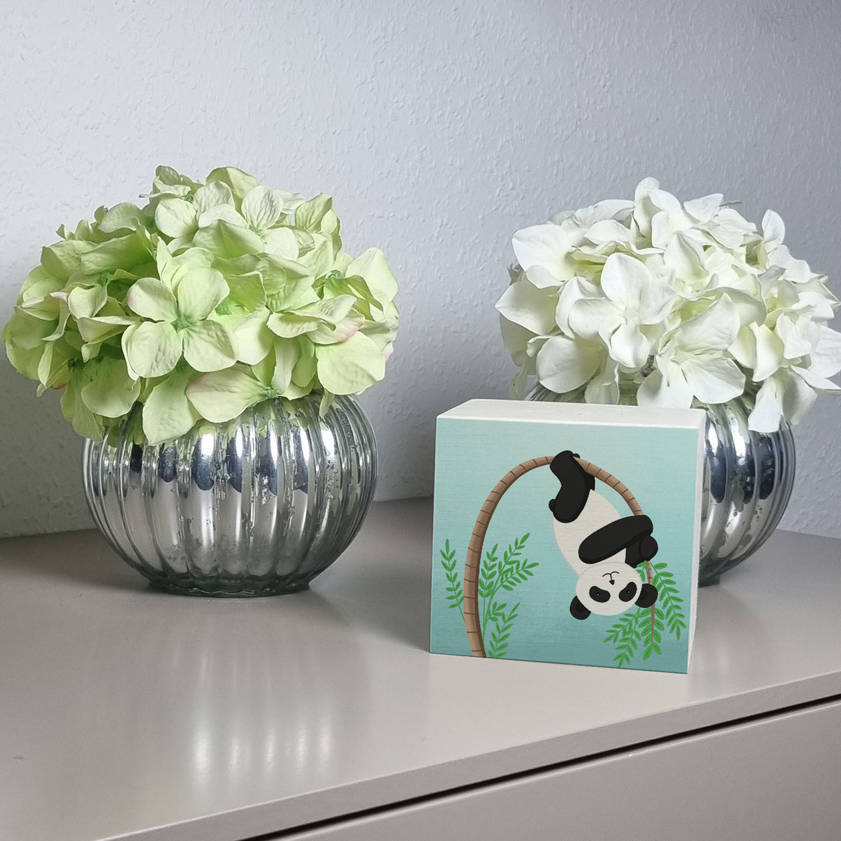 Panda auf Bambus Spardose