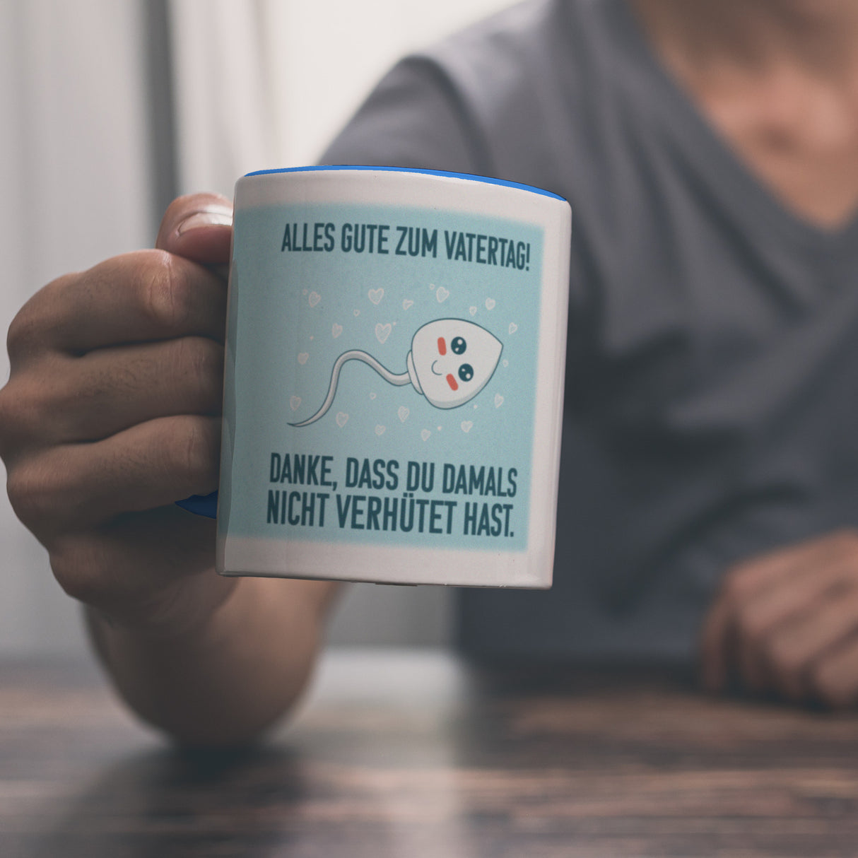 Danke, dass du damals nicht verhütet hast Kaffeebecher zum Vatertag