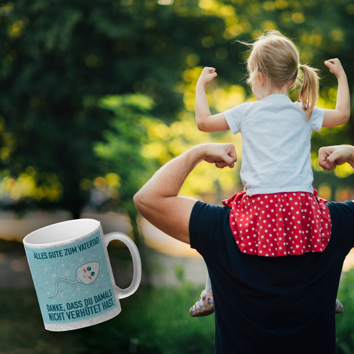 Danke, dass du damals nicht verhütet hast Kaffeebecher zum Vatertag