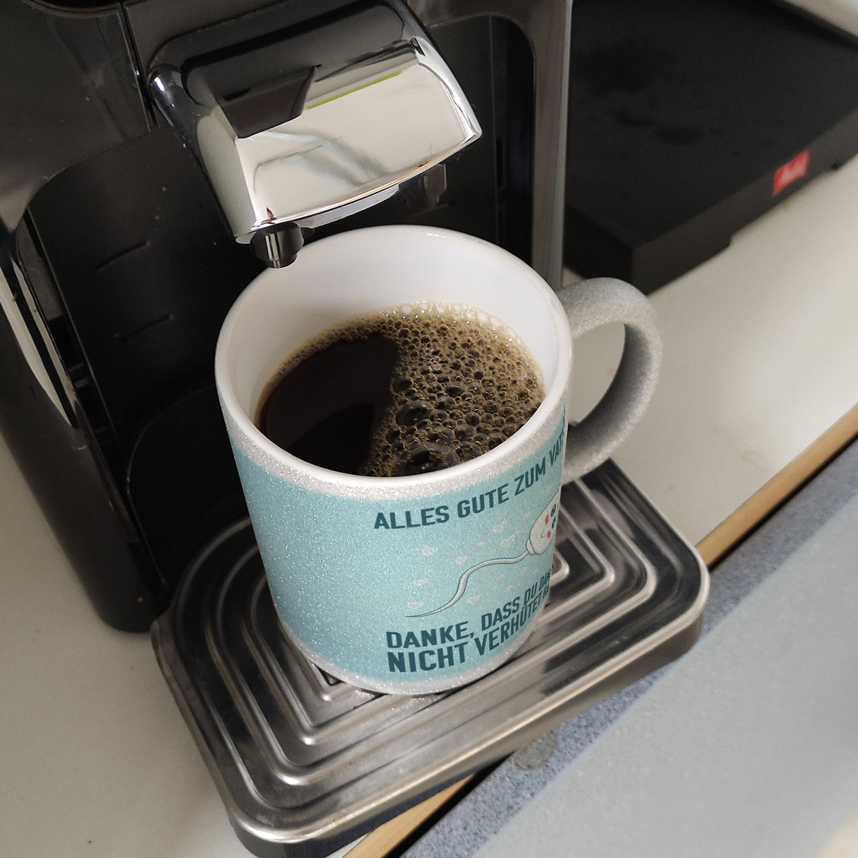 Danke, dass du damals nicht verhütet hast Kaffeebecher zum Vatertag