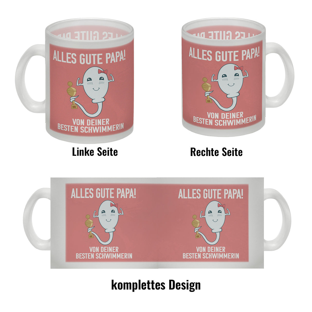 Alles gute Papa von {deinem besten Schwimmer} Kaffeebecher zum Vatertag