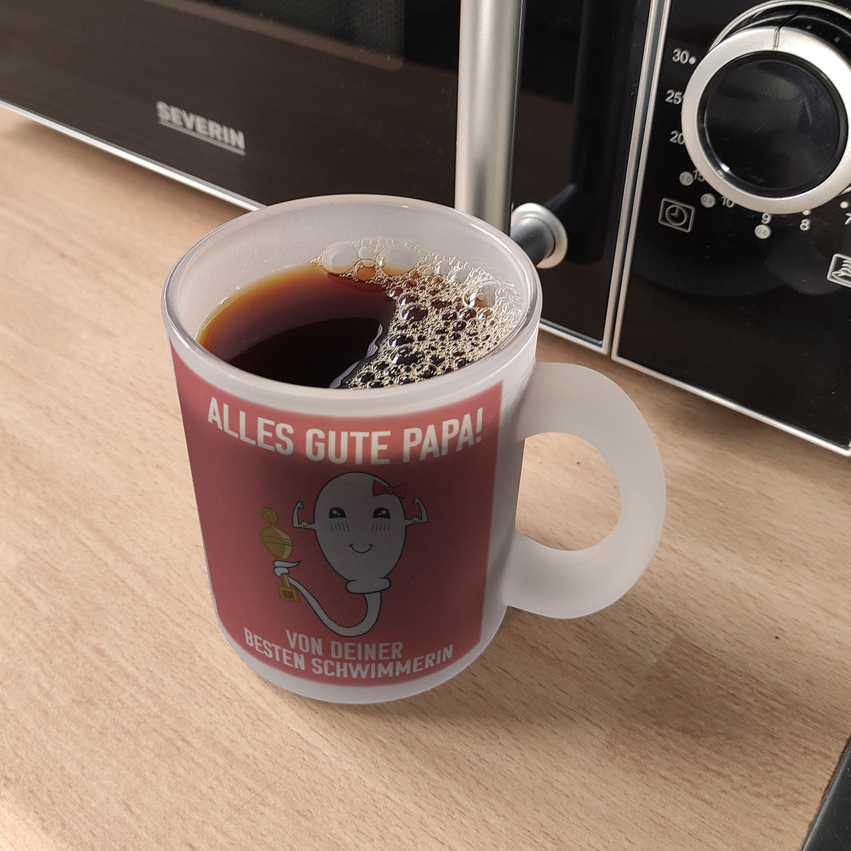 Alles gute Papa von {deinem besten Schwimmer} Kaffeebecher zum Vatertag