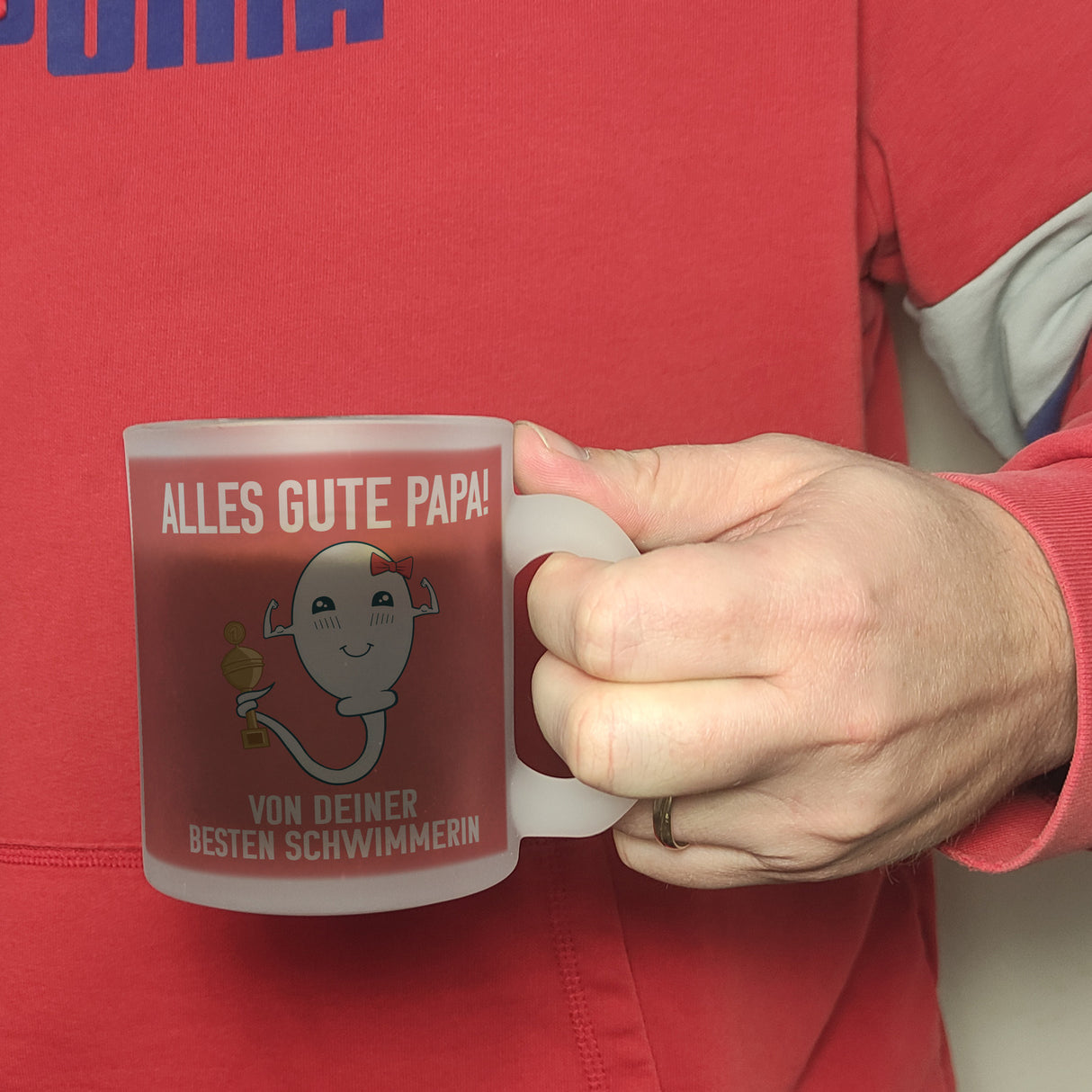 Alles gute Papa von {deinem besten Schwimmer} Kaffeebecher zum Vatertag