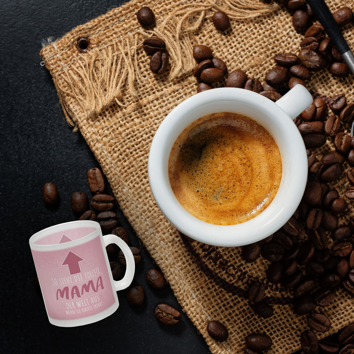 So sieht die tollste Mama der Welt aus wenn sie Kaffee trinkt Kaffeebecher