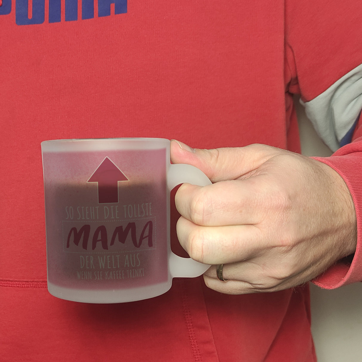 So sieht die tollste Mama der Welt aus wenn sie Kaffee trinkt Kaffeebecher