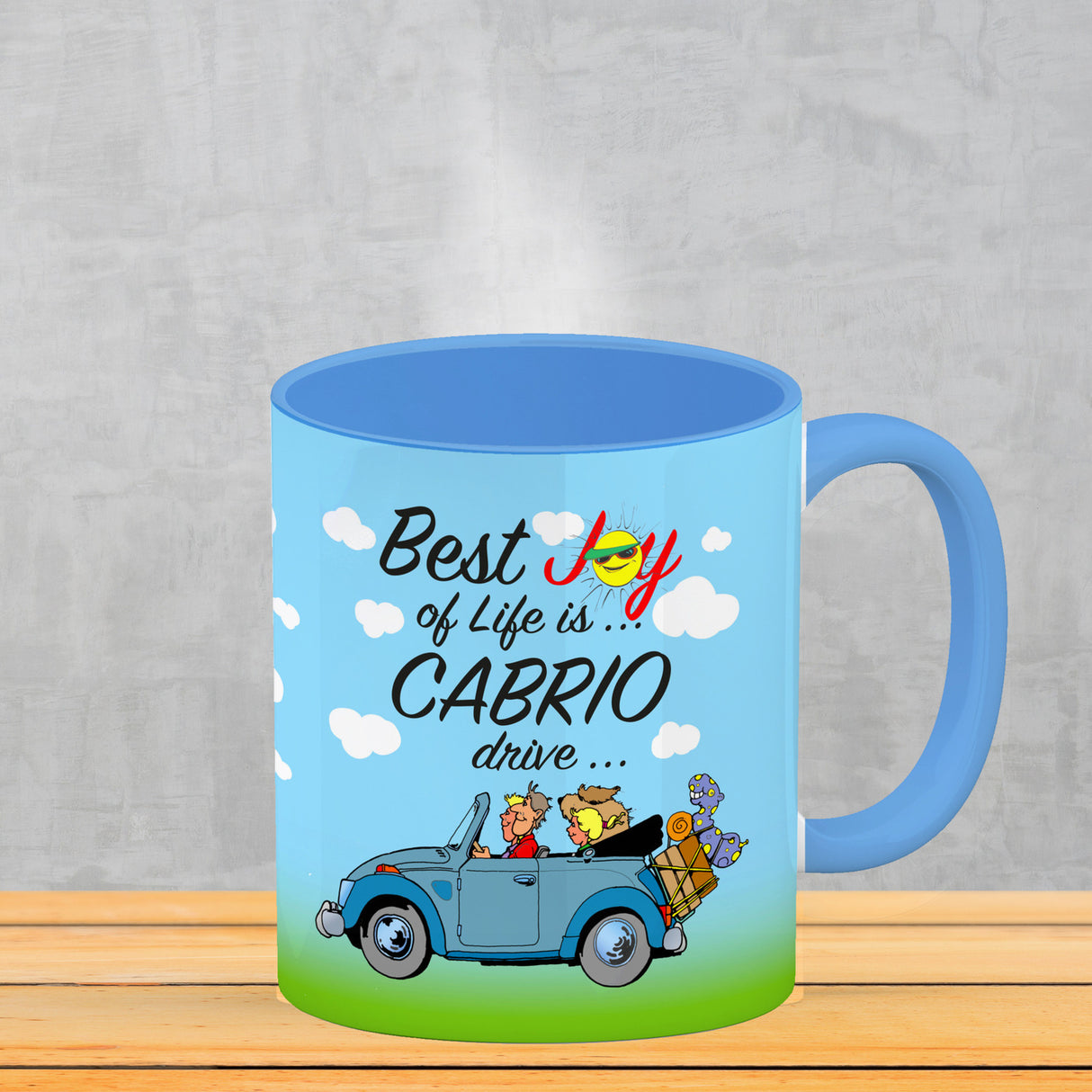 Best Joy of Life is Cabrio Drive Kaffeebecher