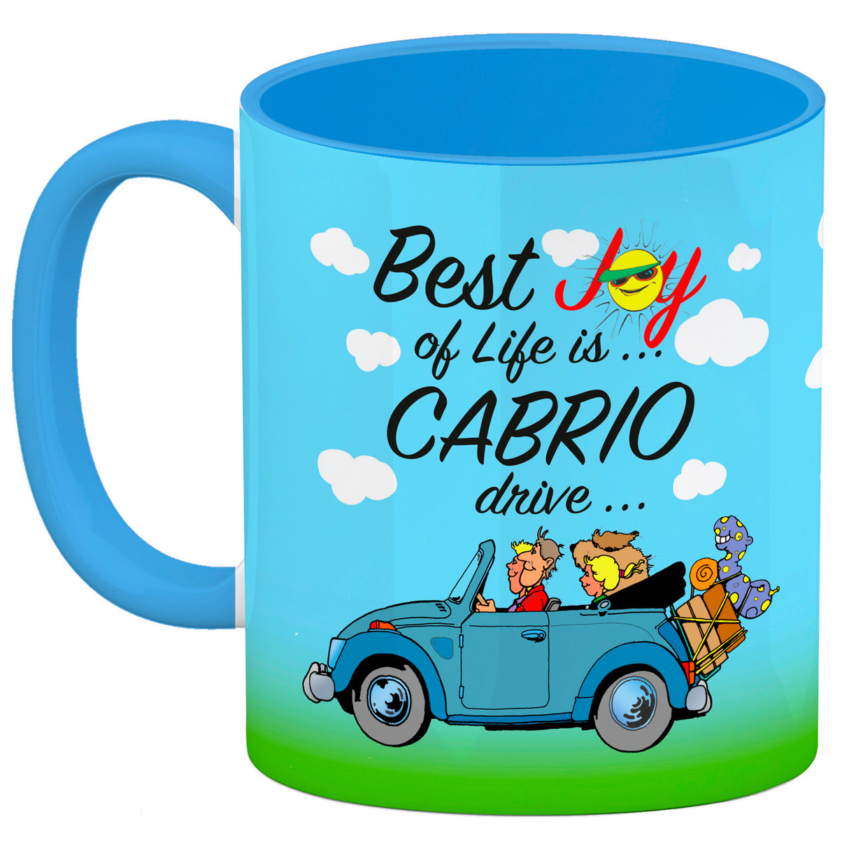 Best Joy of Life is Cabrio Drive Kaffeebecher