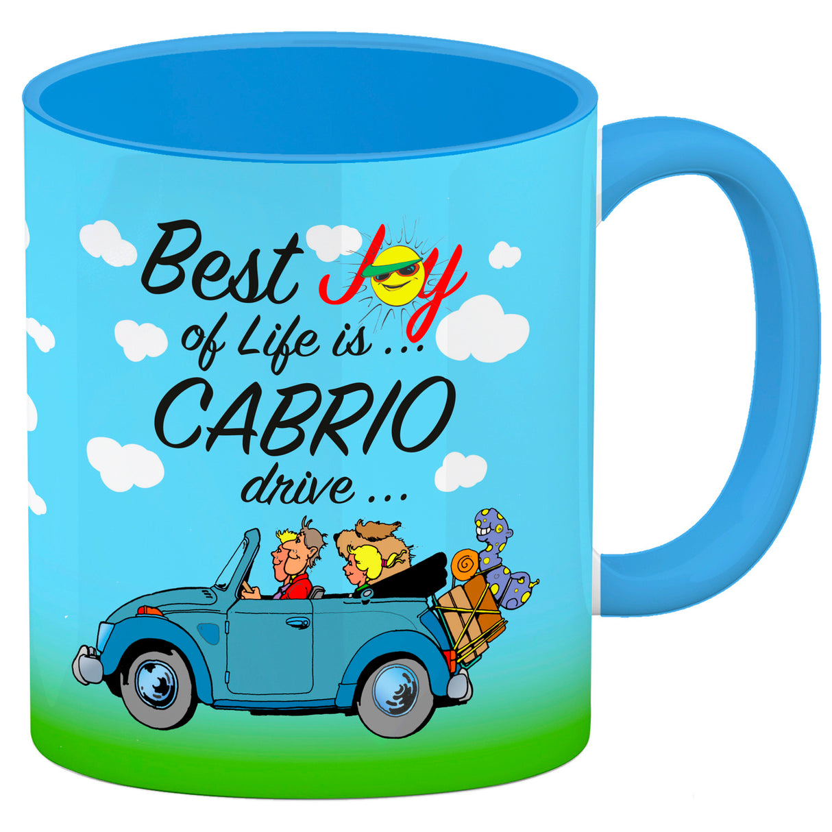 Best Joy of Life is Cabrio Drive Kaffeebecher