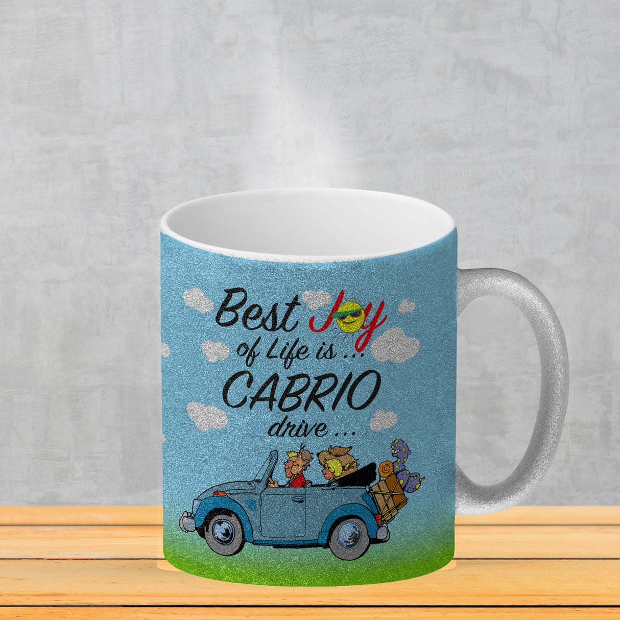 Best Joy of Life is Cabrio Drive Kaffeebecher