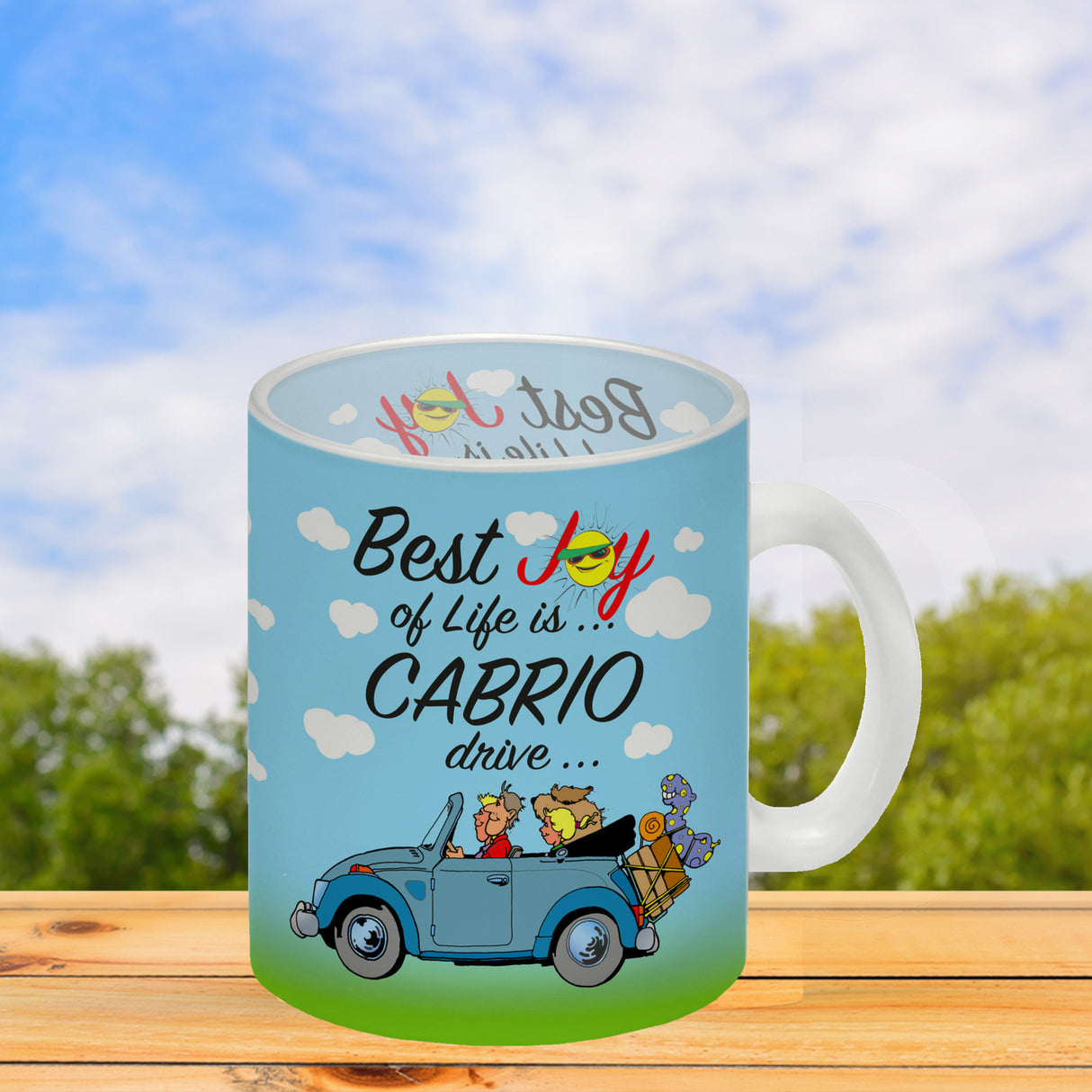 Best Joy of Life is Cabrio Drive Kaffeebecher