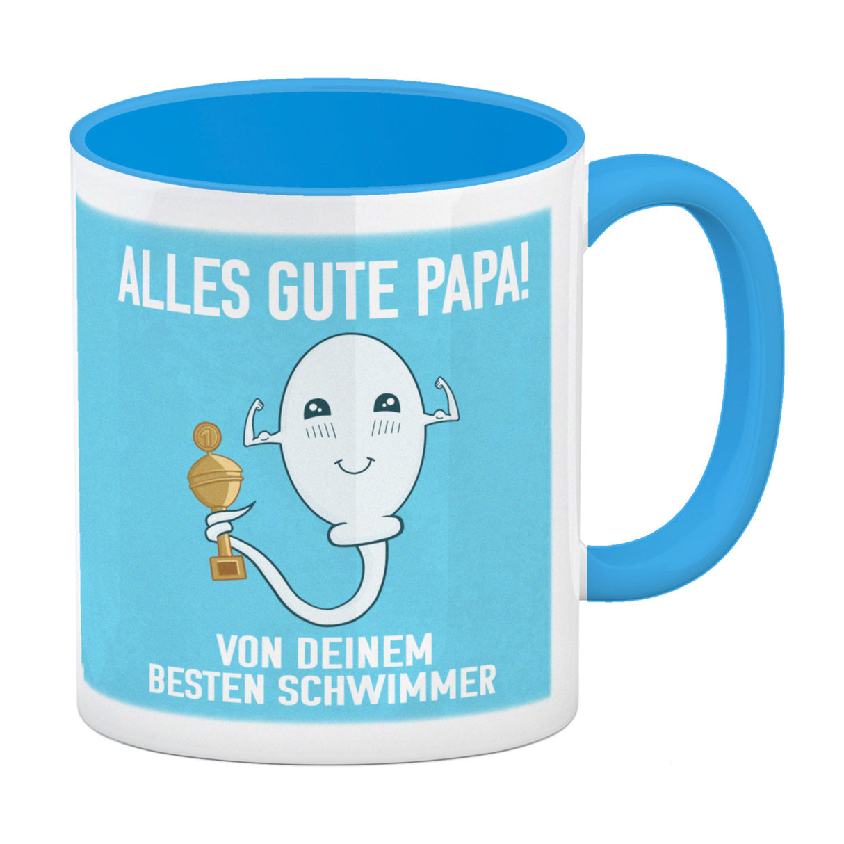 Alles gute Papa von deinem besten Schwimmer Kaffeebecher zum Vatertag