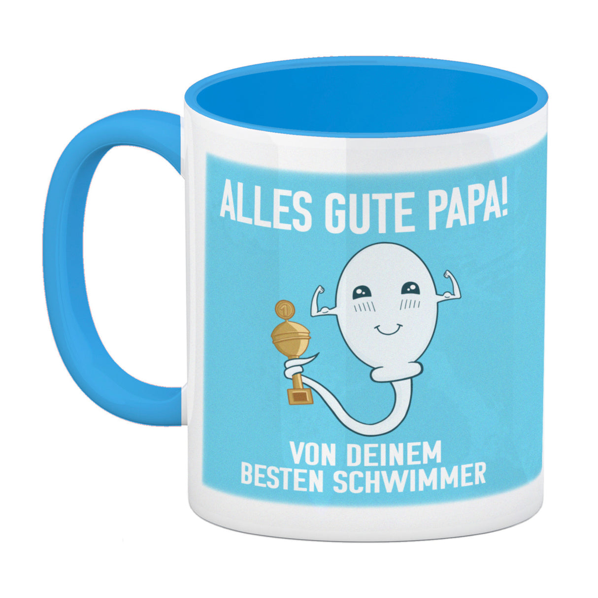 Alles gute Papa von deinem besten Schwimmer Kaffeebecher zum Vatertag