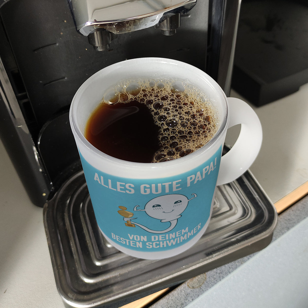 Alles gute Papa von deinem besten Schwimmer Kaffeebecher zum Vatertag