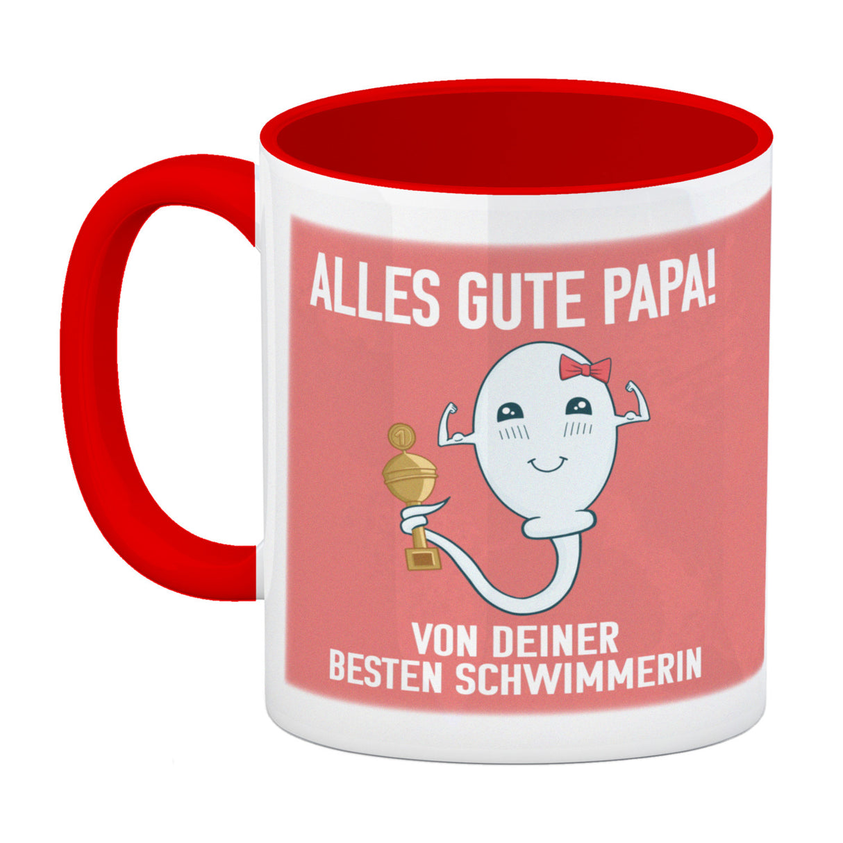 Alles gute Papa von deiner besten Schwimmerin Kaffeebecher zum Vatertag