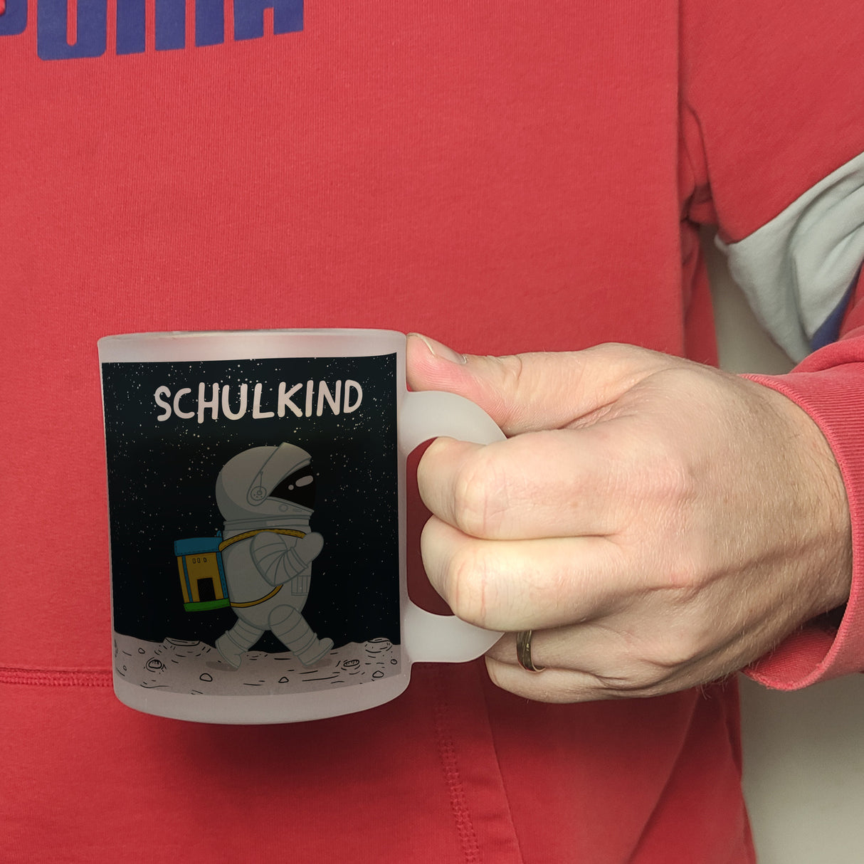 Schulkind Astronaut Kaffeebecher für die Einschulung