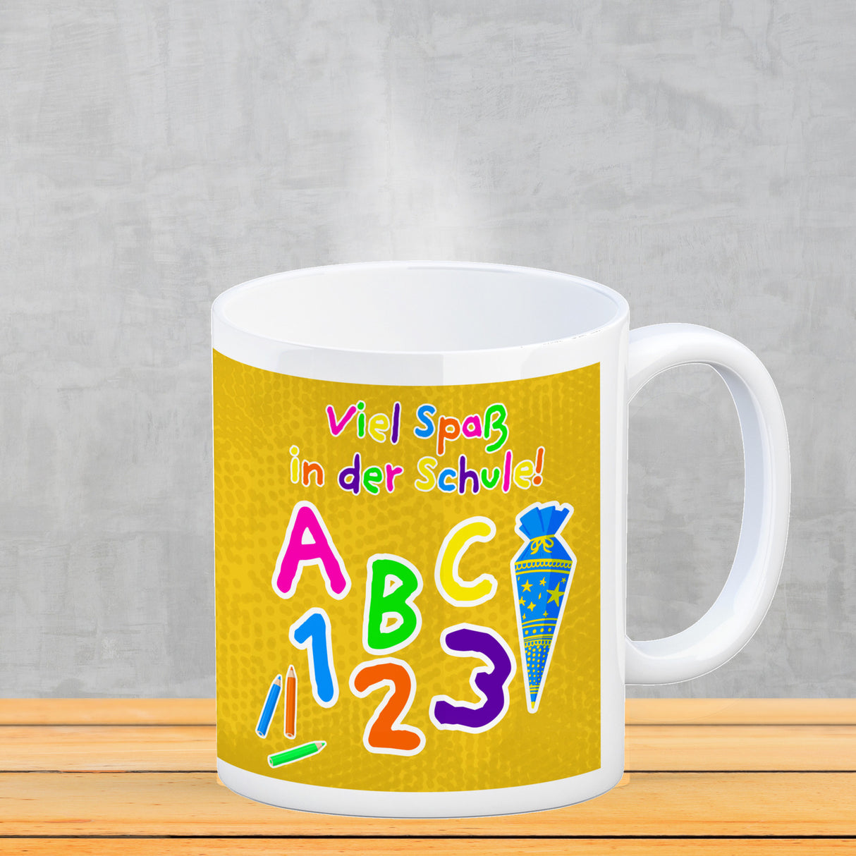 Viel Spaß in der Schule Kaffeebecher für die Einschulung