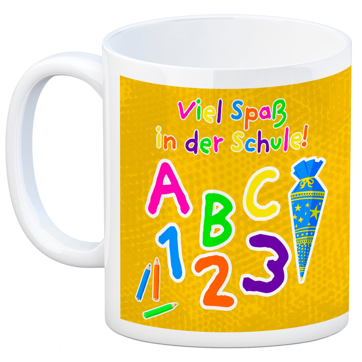Viel Spaß in der Schule Kaffeebecher für die Einschulung