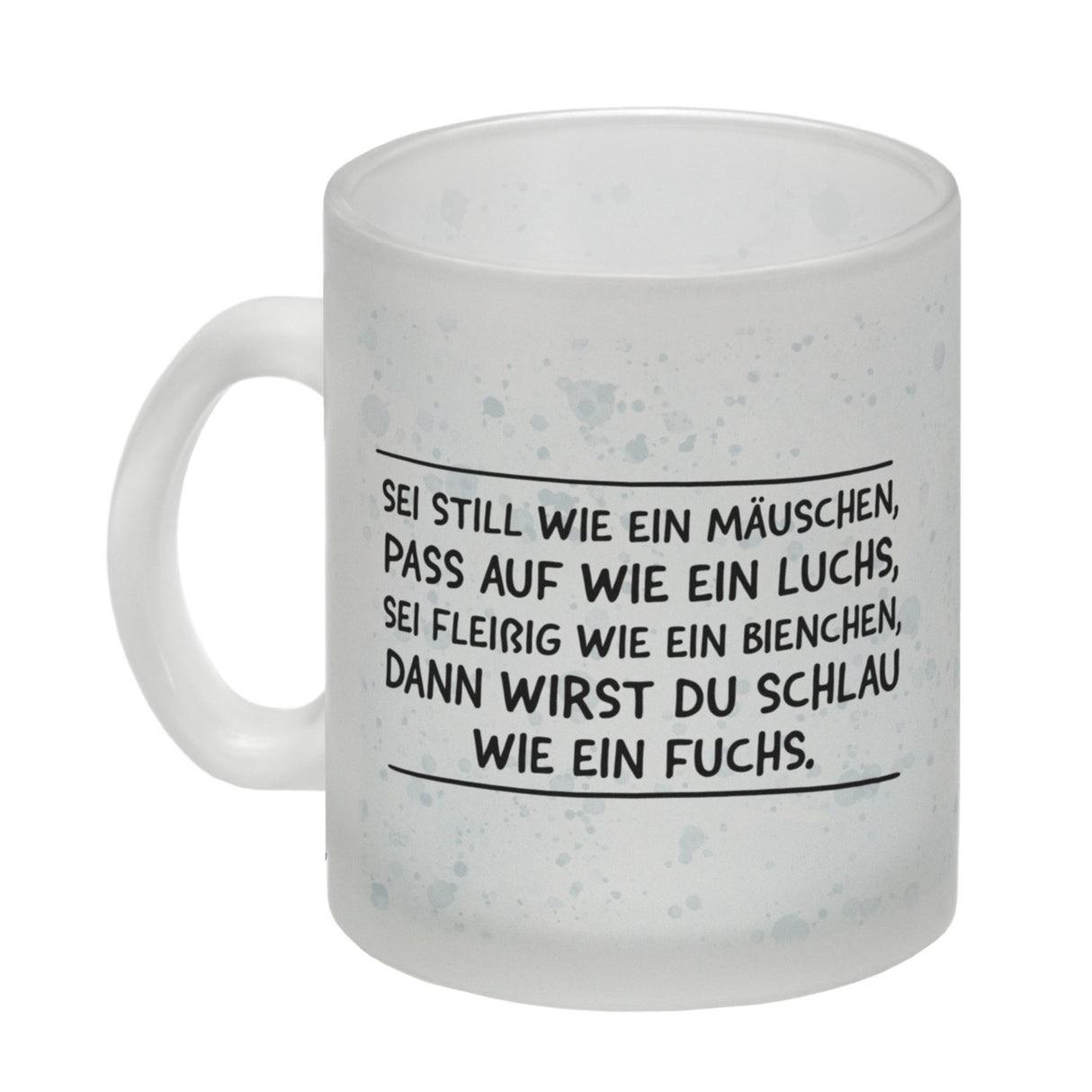 Schlauer Fuchs Kaffeebecher zur Einschulung mit Tiermotiv und Spruch