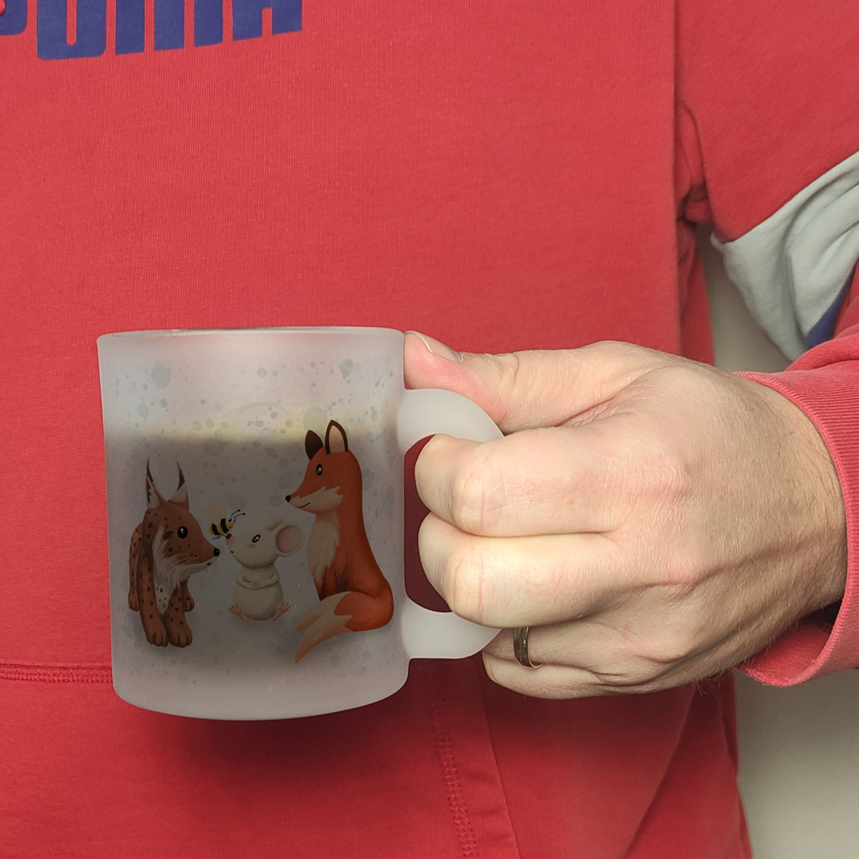 Schlauer Fuchs Kaffeebecher zur Einschulung mit Tiermotiv und Spruch