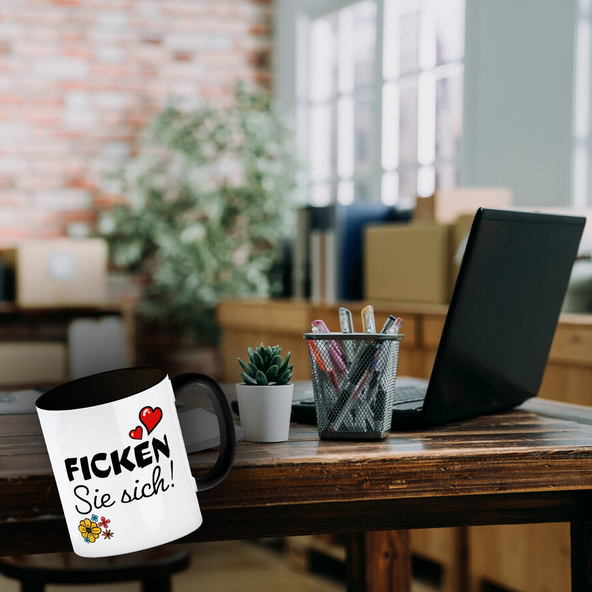 Ficken Sie sich witziger Kaffeebecher für Kollegen