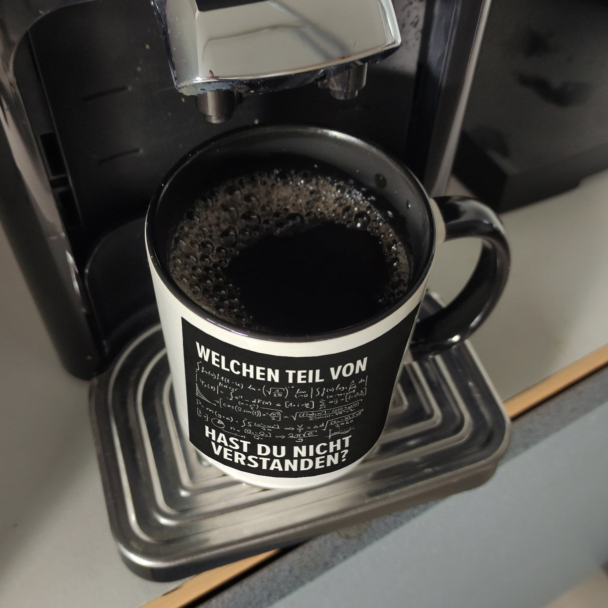 Welchen Teil von… hast du nicht verstanden Mathematische Formel Kaffeebecher