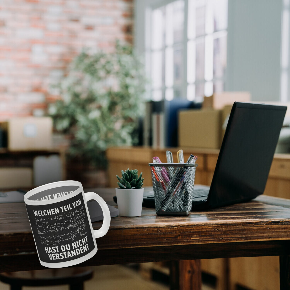 Welchen Teil von… hast du nicht verstanden Mathematische Formel Kaffeebecher