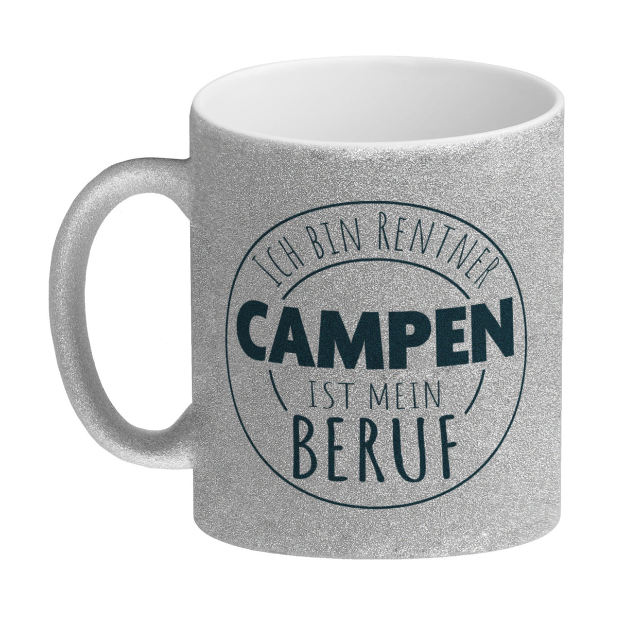 Ich bin Rentner Campen ist mein Beruf Kaffeebecher mit Wohnwagen