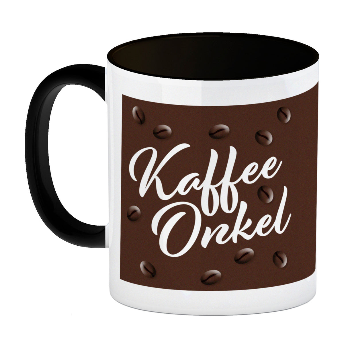 Kaffeeonkel Kaffeebecher zum Thema Koffeinjunkie