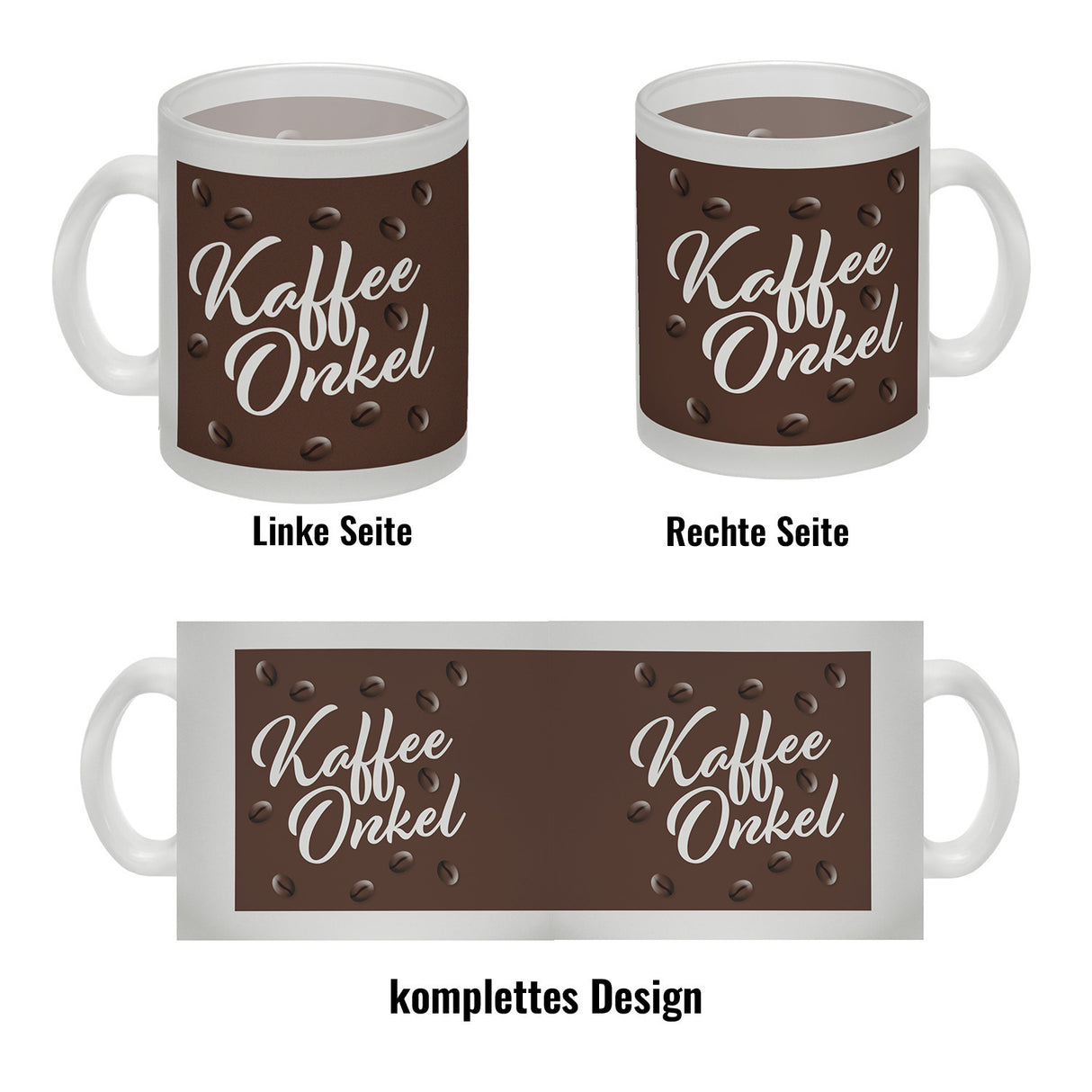 Kaffeeonkel Kaffeebecher zum Thema Koffeinjunkie