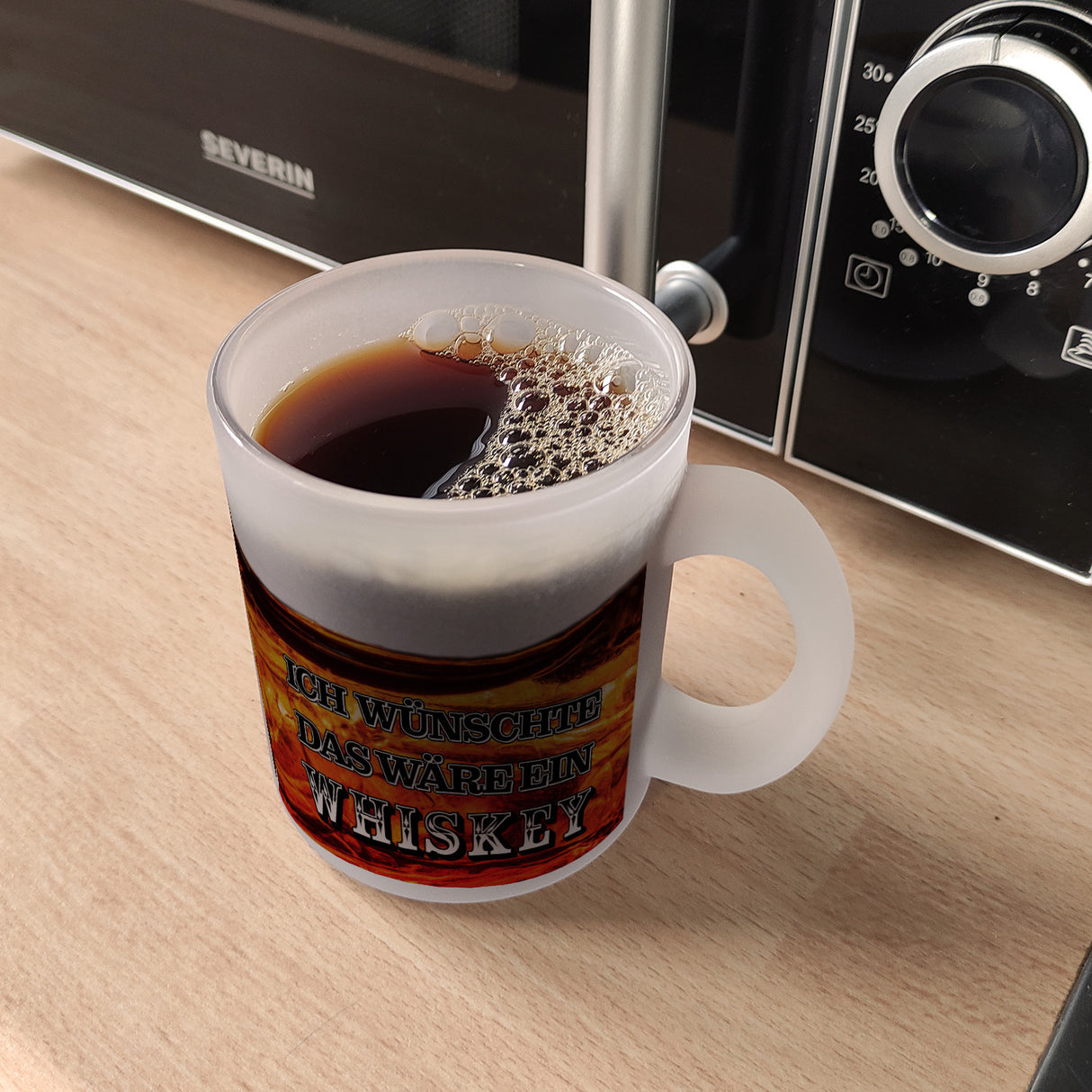 Ich wünschte das wäre ein Whiskey Kaffeebecher mit Whiskeymotiv