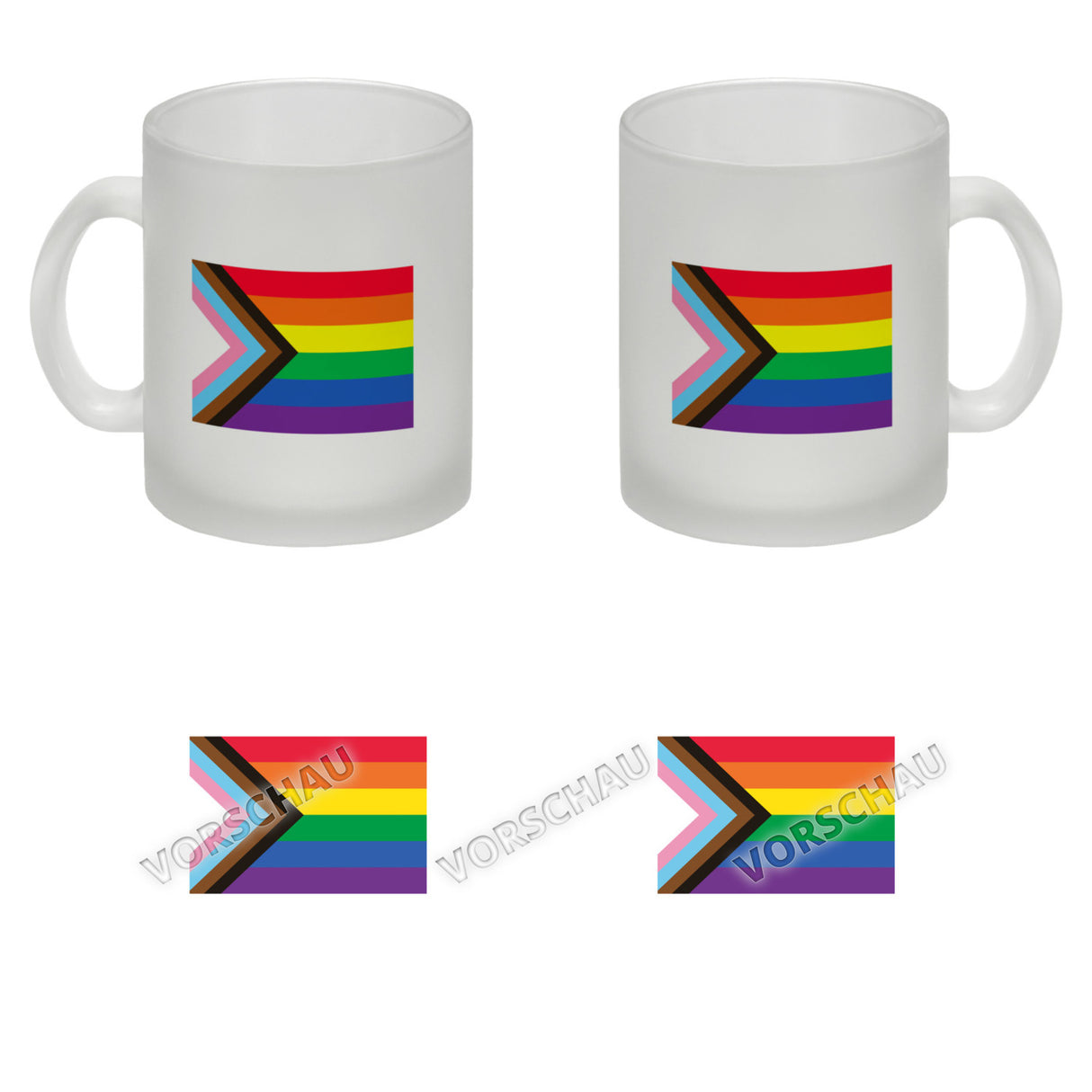 Pride Flagge Gleichberechtigung Kaffeebecher