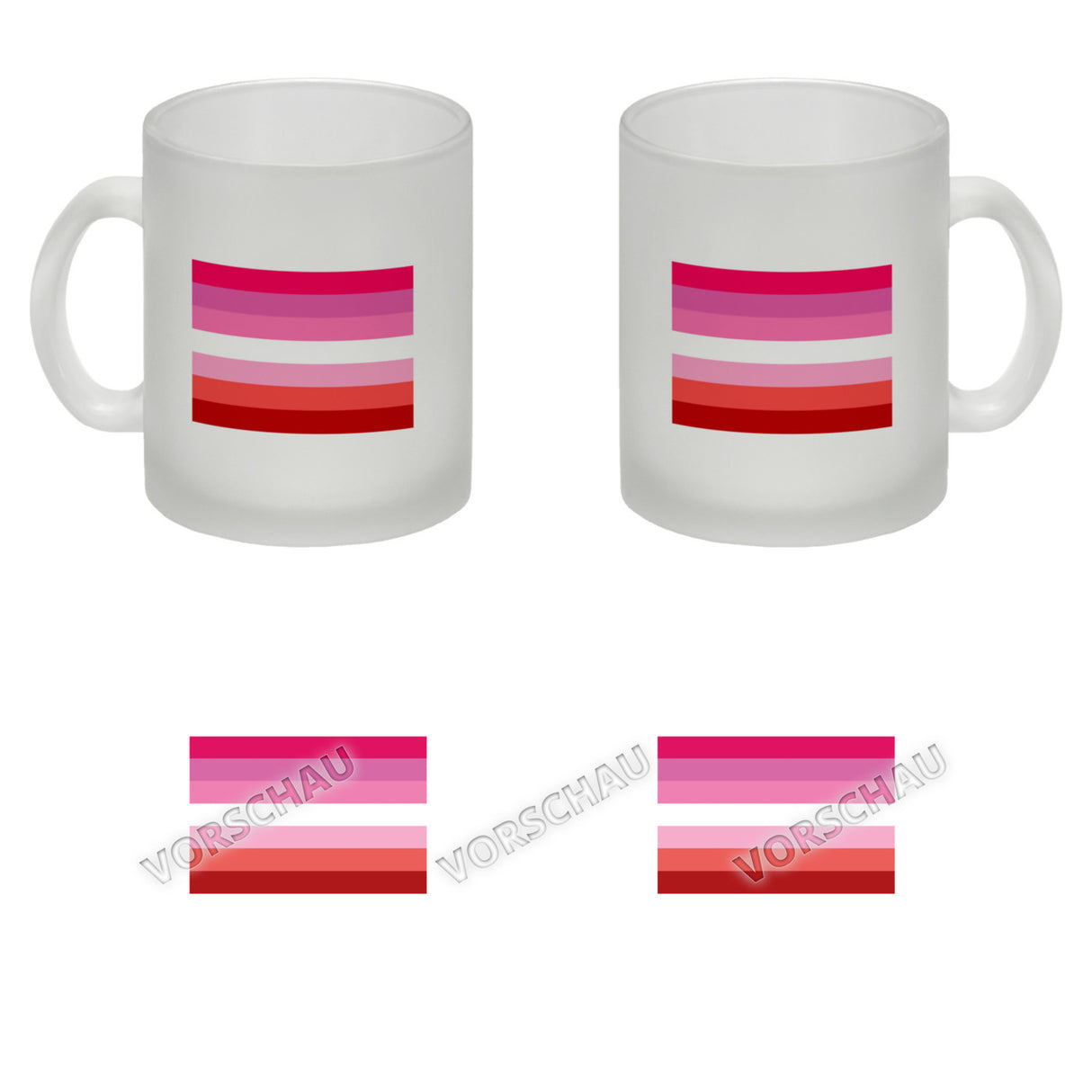 Pride Flagge Gleichberechtigung Kaffeebecher