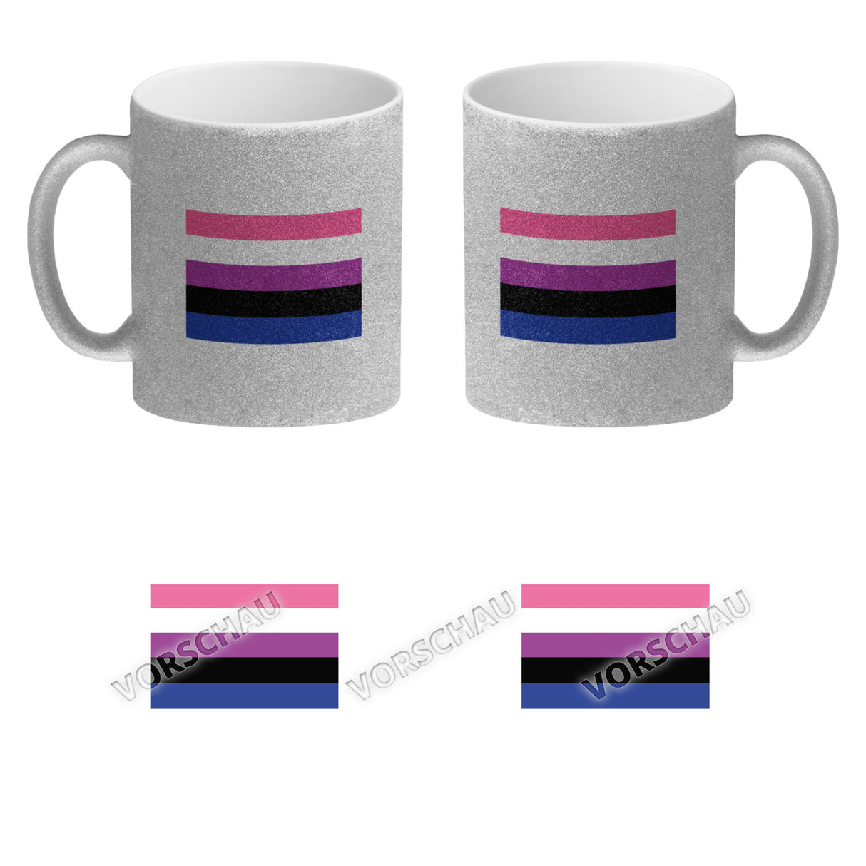 Pride Flagge Gleichberechtigung Kaffeebecher