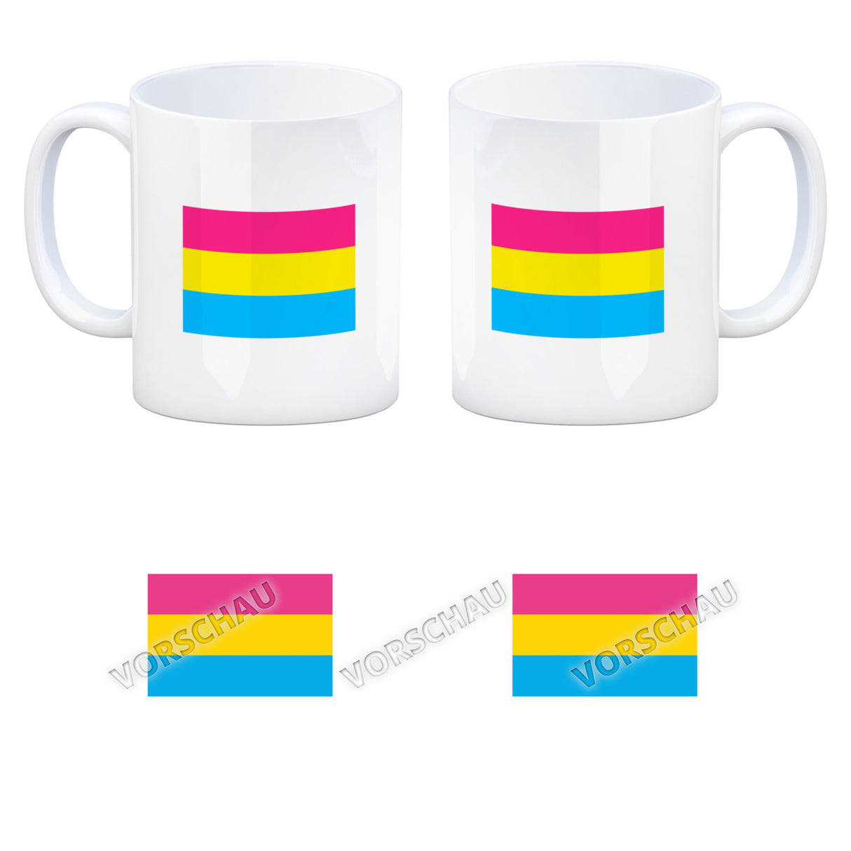 Pride Flagge Gleichberechtigung Kaffeebecher