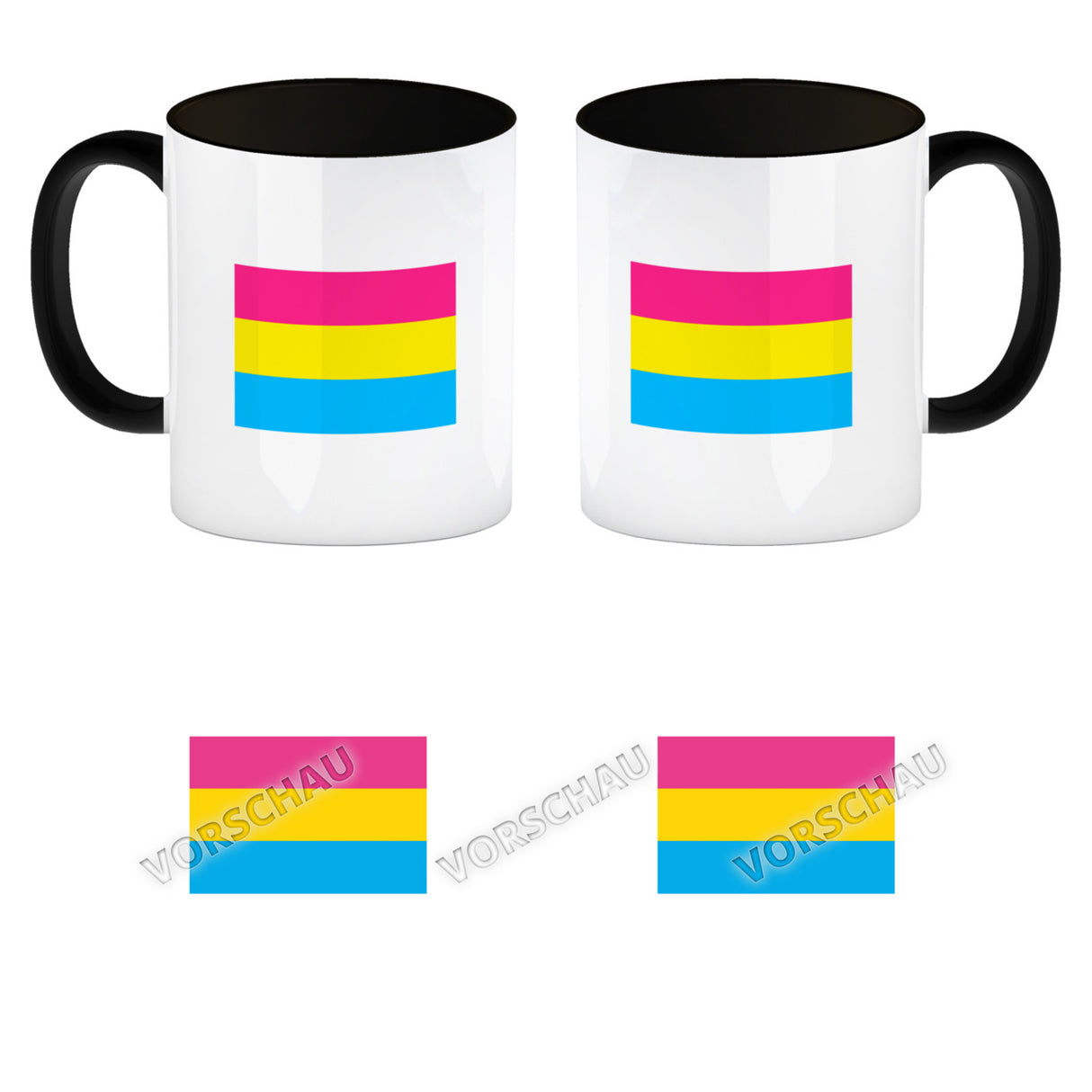 Pride Flagge Gleichberechtigung Kaffeebecher