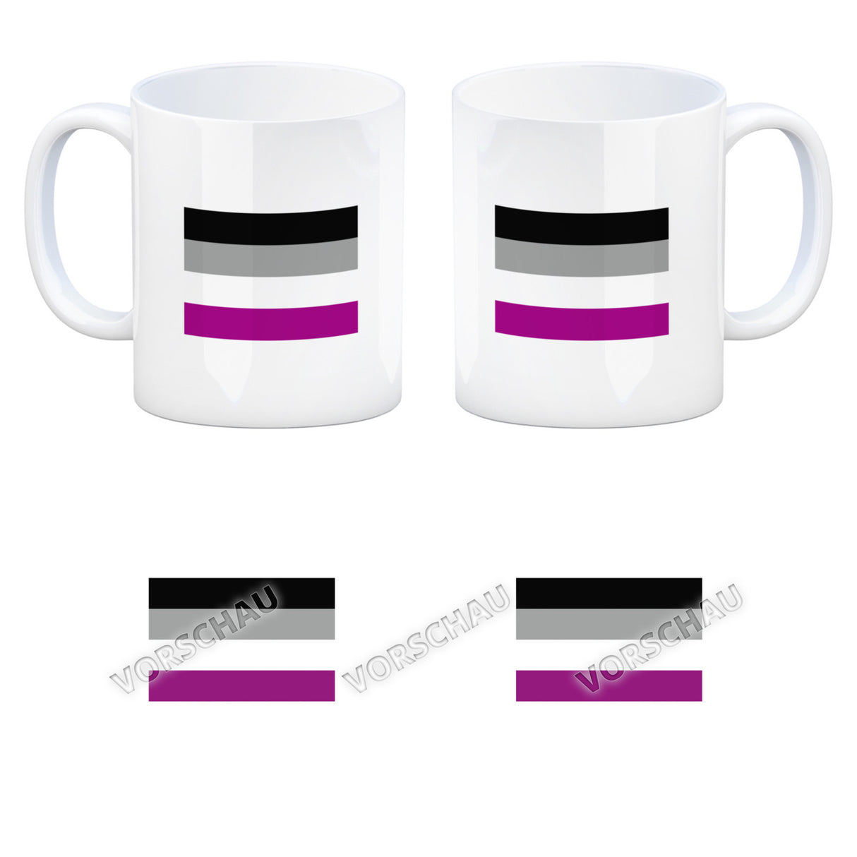 Pride Flagge Gleichberechtigung Kaffeebecher